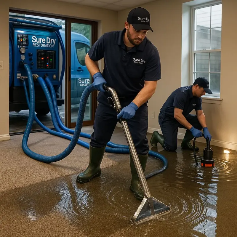 Water Extraction and Removal process in Hughestown, PA